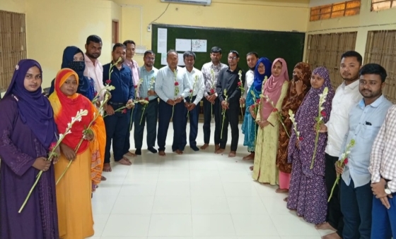 ভূরুঙ্গামারীতে নব্য প্রাথমিক শিক্ষকদের  সংবর্ধনা