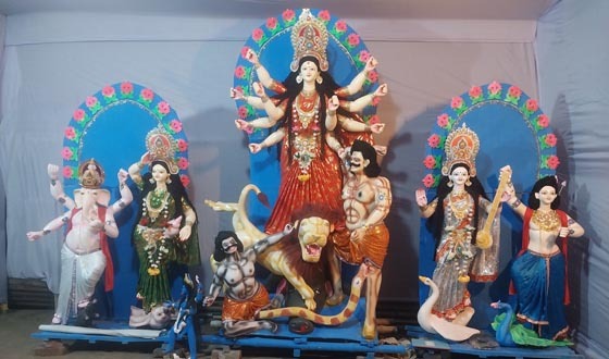 গফরগাঁও ও দক্ষিণ গফরগাঁওয়ে ২০টি পূজা মন্ডপে পূজার আয়োজন