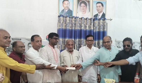 কালীগঞ্জ থানা পুলিশের কাছে ঢোপ টেস্টের জন্য আর্থিক সহায়তা প্রদান