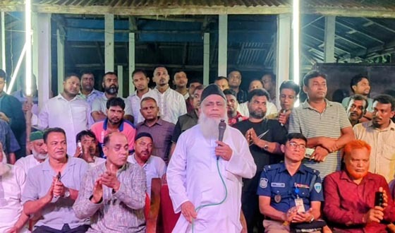 সনাতন ধর্মাবলম্বীদের পাশে থাকার আশ্বাস এমপি জালাল উদ্দিনের