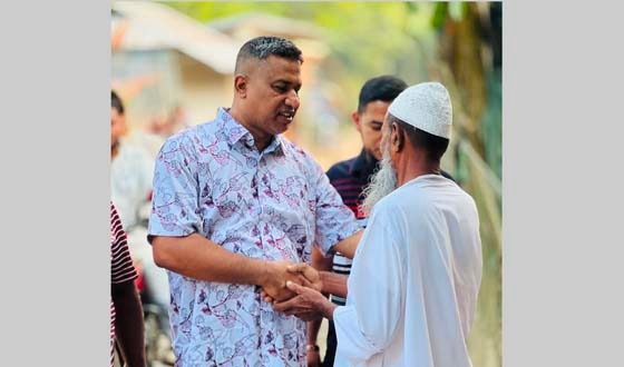 সৈয়দপুরে চেয়ারম্যান পদে কাজী ইকবালের গণসংযোগ