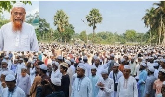 মুহাদ্দিস মাওলানা মিজানুর রহমানের জানাজায় ​শিক্ষামন্ত্রী মিলনের শোক প্রকাশ