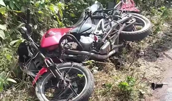 উত্তরে অবৈধ বালুবাহী ট্রলির ধাক্কায় মোটরসাইকেল আরোহী নিহত