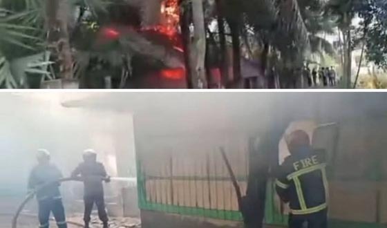 সেনবাগে আগুনে পুড়ল বসতঘর, ক্ষতি ৫ লাখ টাকা