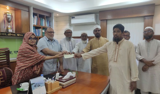 চৌগাছায় ২৫ টি দুস্থ পরিবাররের মধ্যে ১০ হাজার টাকা করে অনুদান প্রদান