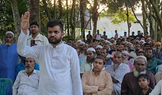 তালতলীতে নাঈম আহমেদের গণসংযোগ ও পথসভা অনুষ্ঠিত