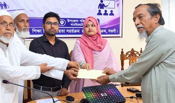 ধামইরহাটে ৮২ জন বীর মুক্তিযোদ্ধাদের চিকিৎসা সহায়তা প্রদান