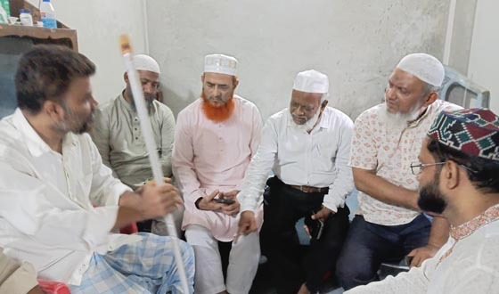 সড়ক দূর্ঘটনায় আহত ইউসুফ খানের পাশে অ্যাড. শাহজাহান মিয়া