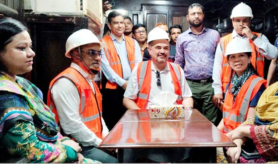 সৈয়দপুর রেলওয়ে কারখানা পরিদর্শনে মার্কিন রাষ্ট্রদূত