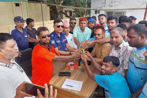 পুলিশিং কমিটির কাবাডি খেলায় তানোর পৌরসভা চ্যাম্পিয়ন