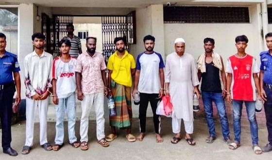 শেরপুরে নিষিদ্ধ ঘোষিত ছাত্রলীগের ৭ নেতা-কর্মী কারাগারে