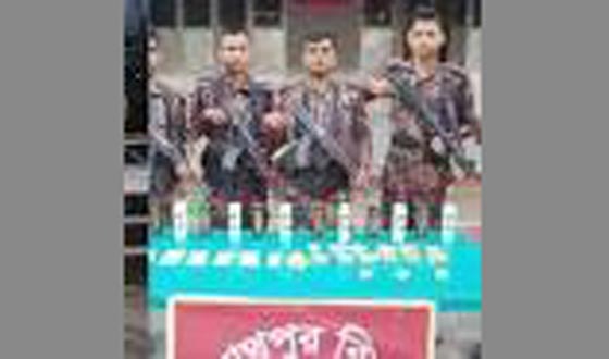 মহেশপুরে ভারতীয় ওষুধ-মাদক ও চোরাচালানি পণ্য জব্দ