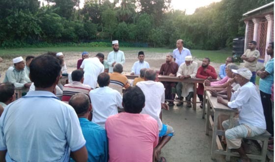 বড়দলে সনাতন ধর্মাবলম্বীদের সাথে জামায়াতের মতবিনিময় সভা