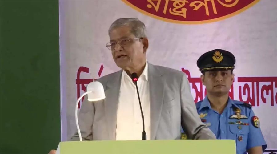 গণতন্ত্র রক্ষাই এখন সবচেয়ে বড় দায়িত্ব, সিলেটে রাষ্ট্রপতি