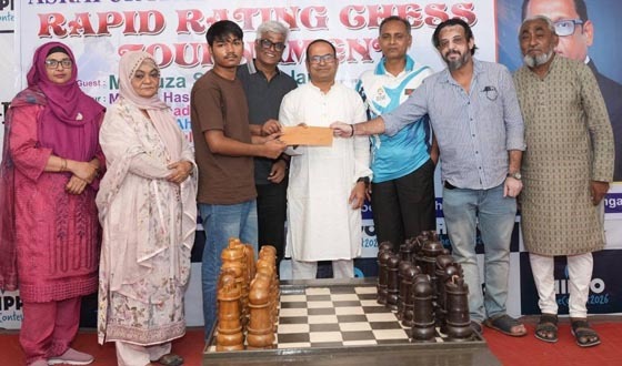 নারায়ণগঞ্জে আন্তর্জাতিক দাবায় কাজী সাইফ চ্যাম্পিয়ন