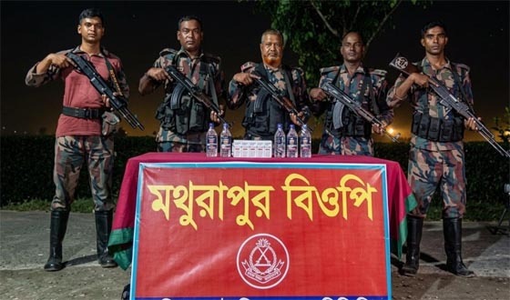 দৌলতপুরে মাদকবিরোধী অভিযানে মাদকদ্রব্য উদ্ধার