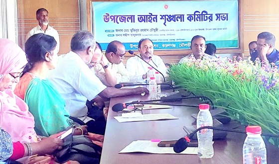 কমলগঞ্জে বিদ্যুৎ ব্যবস্থাপনা ও সাশ্রয় সমন্বয় কমিটির সভা