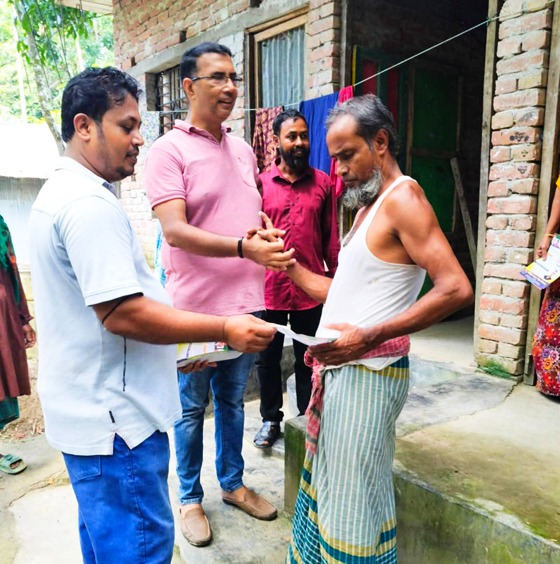 রহমতপুর ইউপি নির্বাচন: পশ্চিম রহমতপুরে শিমুল শিকদারের গণসংযোগ
