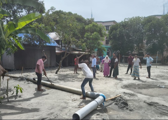 লৌহজংয়ে অবৈধ বালু ভরাট বন্ধে ভ্রাম্যমাণ আদালতের অভিযান