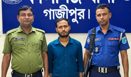 কালীগঞ্জে ধর্ষণের মামলায় পলাতক এনসিপি নেতা আটক