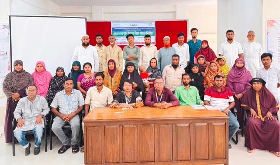বাউফলে স্বেচ্ছাসেবকদের দুর্যোগ ব্যবস্থাপনা বিষয়ক সক্ষমতা প্রশিক্ষণ