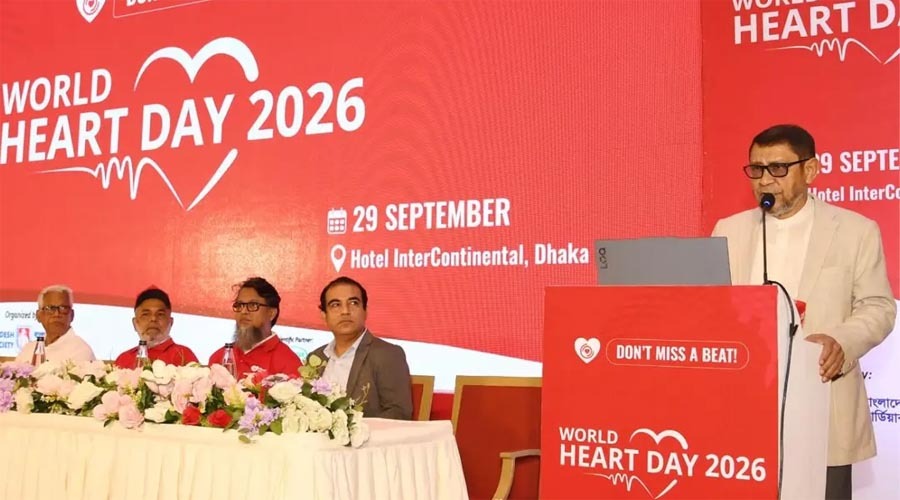 হৃদয়ের কোনো সতর্কসংকেত উপেক্ষা করা যাবে না: স্বাস্থ্যমন্ত্রী