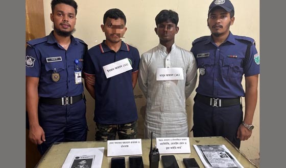 সেনা সদস্য পরিচয়ে মেলায় চাঁদা দাবি, গ্রেফতার ২
